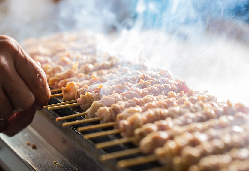 下焼きしたとりかわ