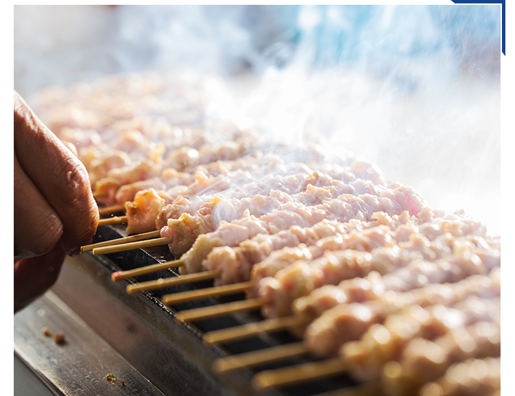 下焼きしたとりかわ